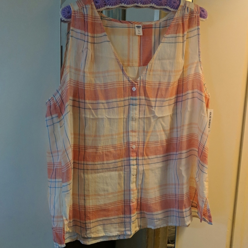 Old Navy sleeveless blouse tank XXL